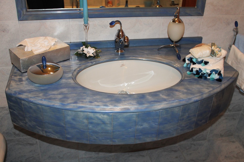lavello azzurro 